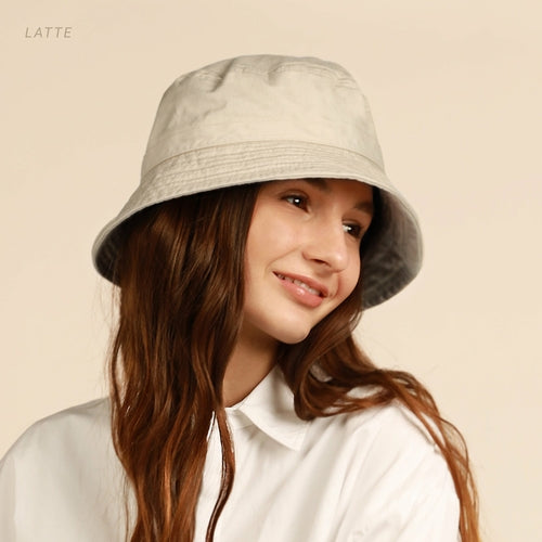 Classic Washed Cotton Bucket Hat Hover Image