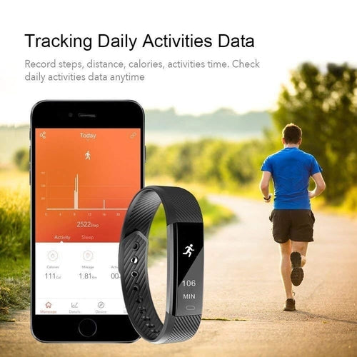 SmartFit Slim Activity Tracker And Monitor Smart Watch With FREE Extra Hover Image