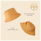 Classic Washed Cotton Bucket Hat
